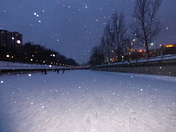 Hiver Montreal : Ottawa