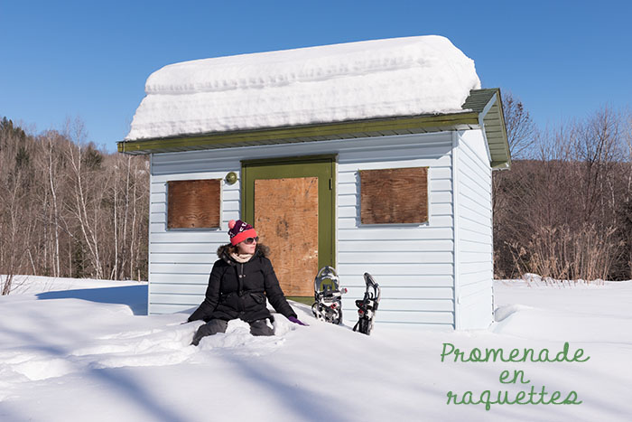 Hiver Montreal : Raquettes