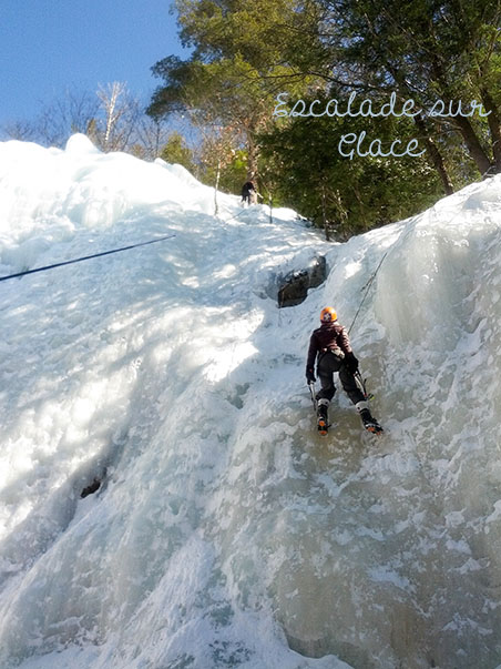 Hiver Montreal : Escalade sur Glace