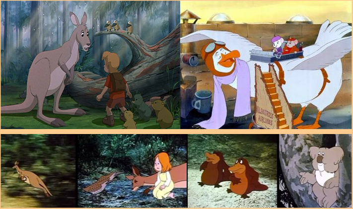 Dessins animés Australie