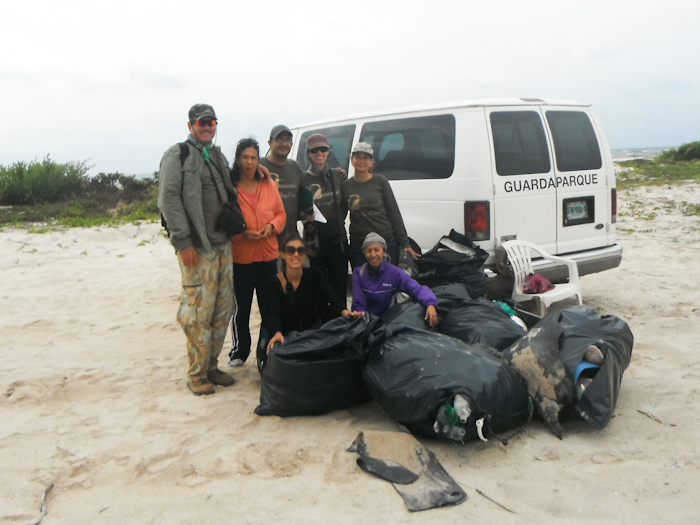 Nettoyage de plage Cozumel 2
