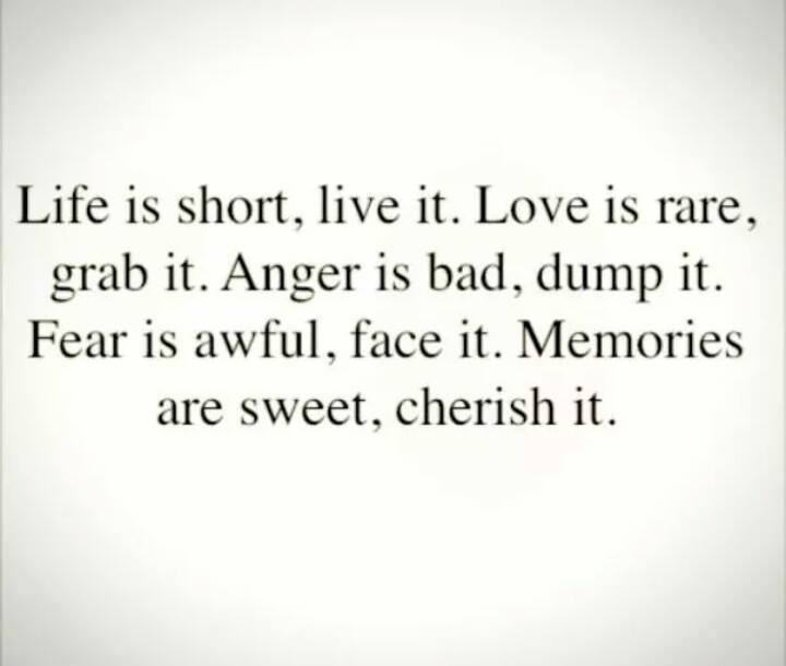 LIFE IS SHORT