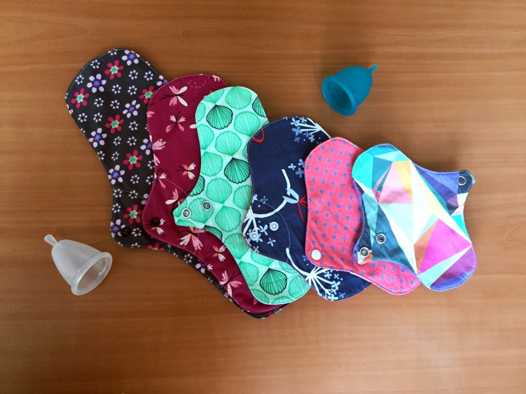 Serviettes lavables et cups