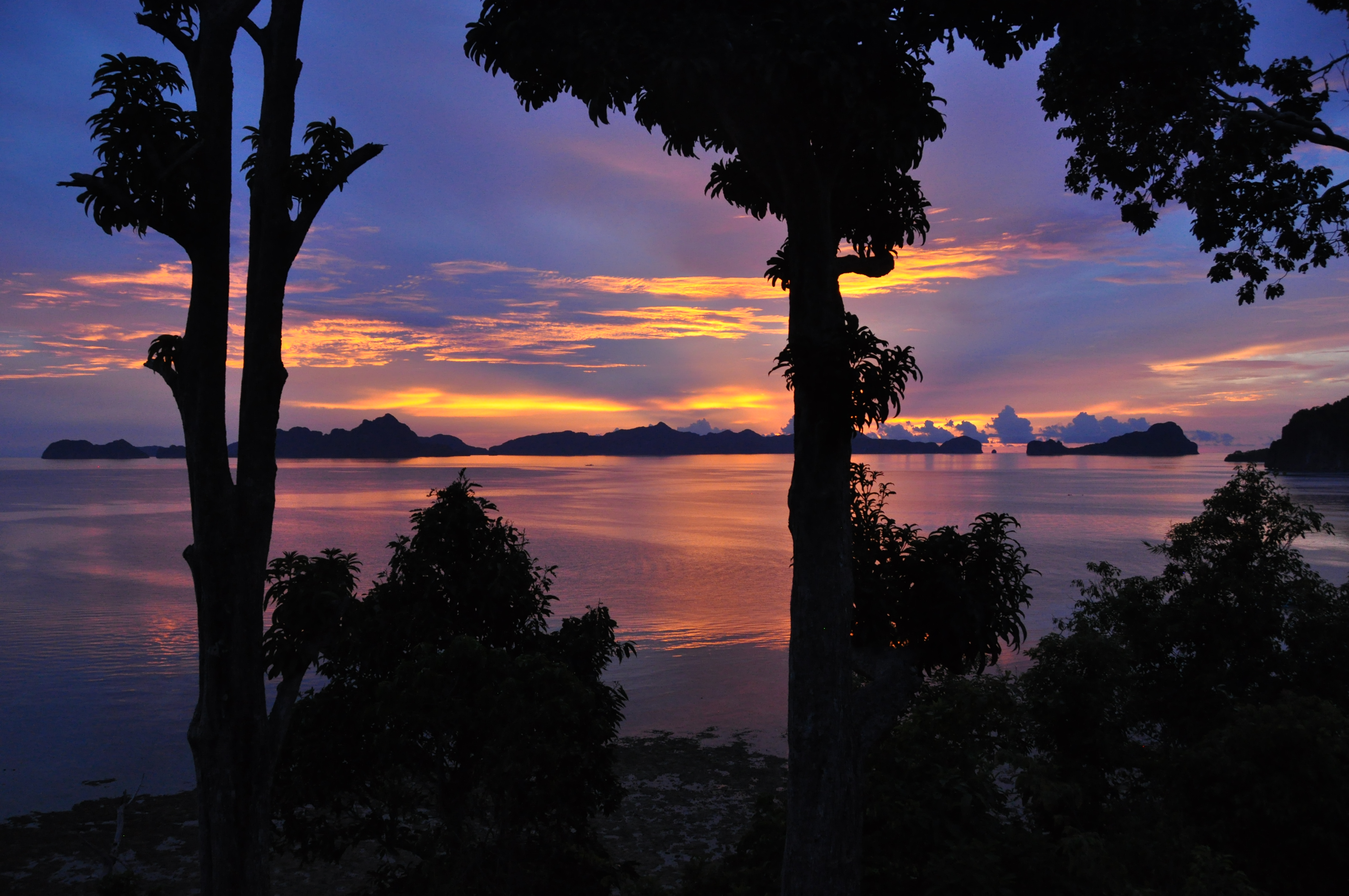 coucher de soleil El Nido